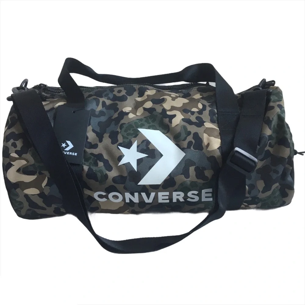 Converse Men’s Camouflage Duffle Bag - Green Camo